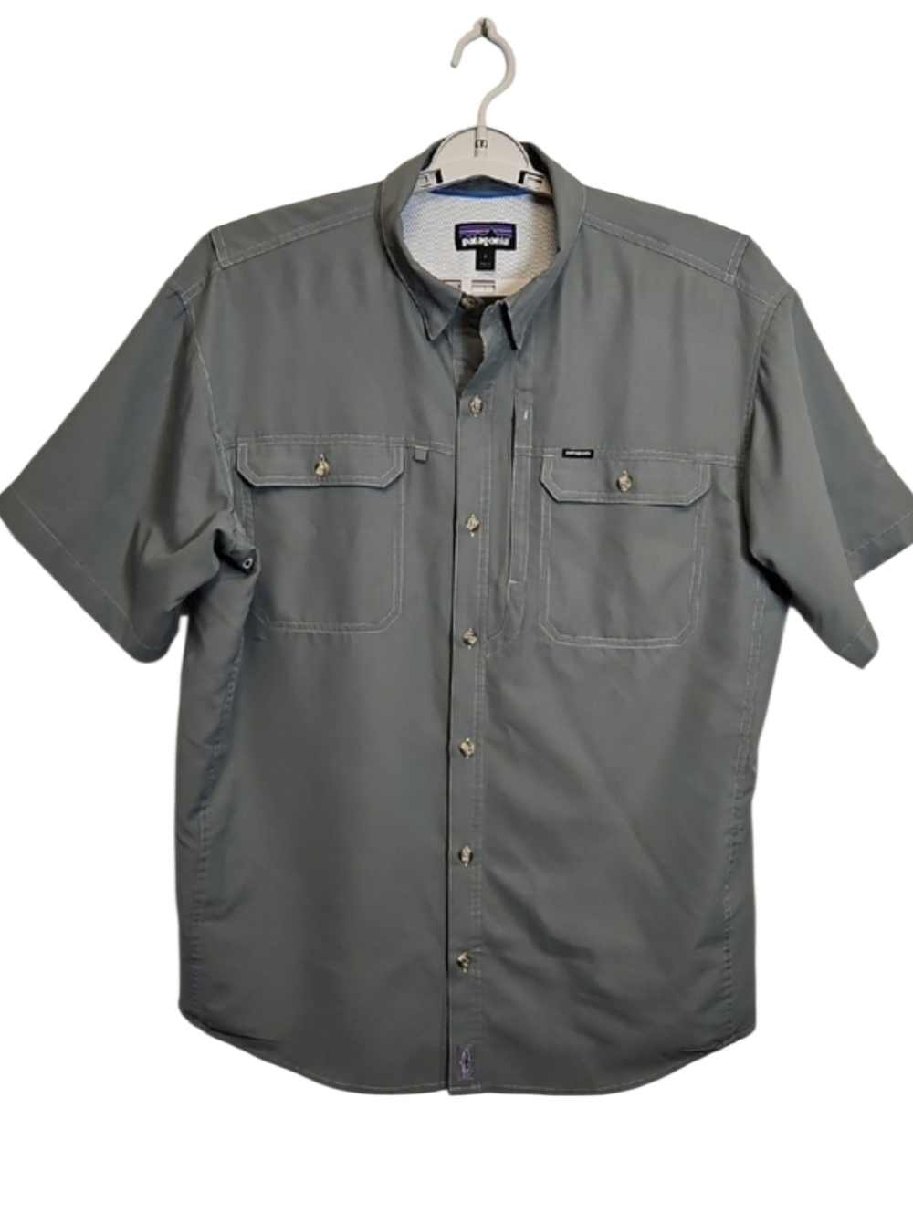 Patagonia Men's Sol Patrol II Short-sleeve  Button Front Shirt Size Large, Green